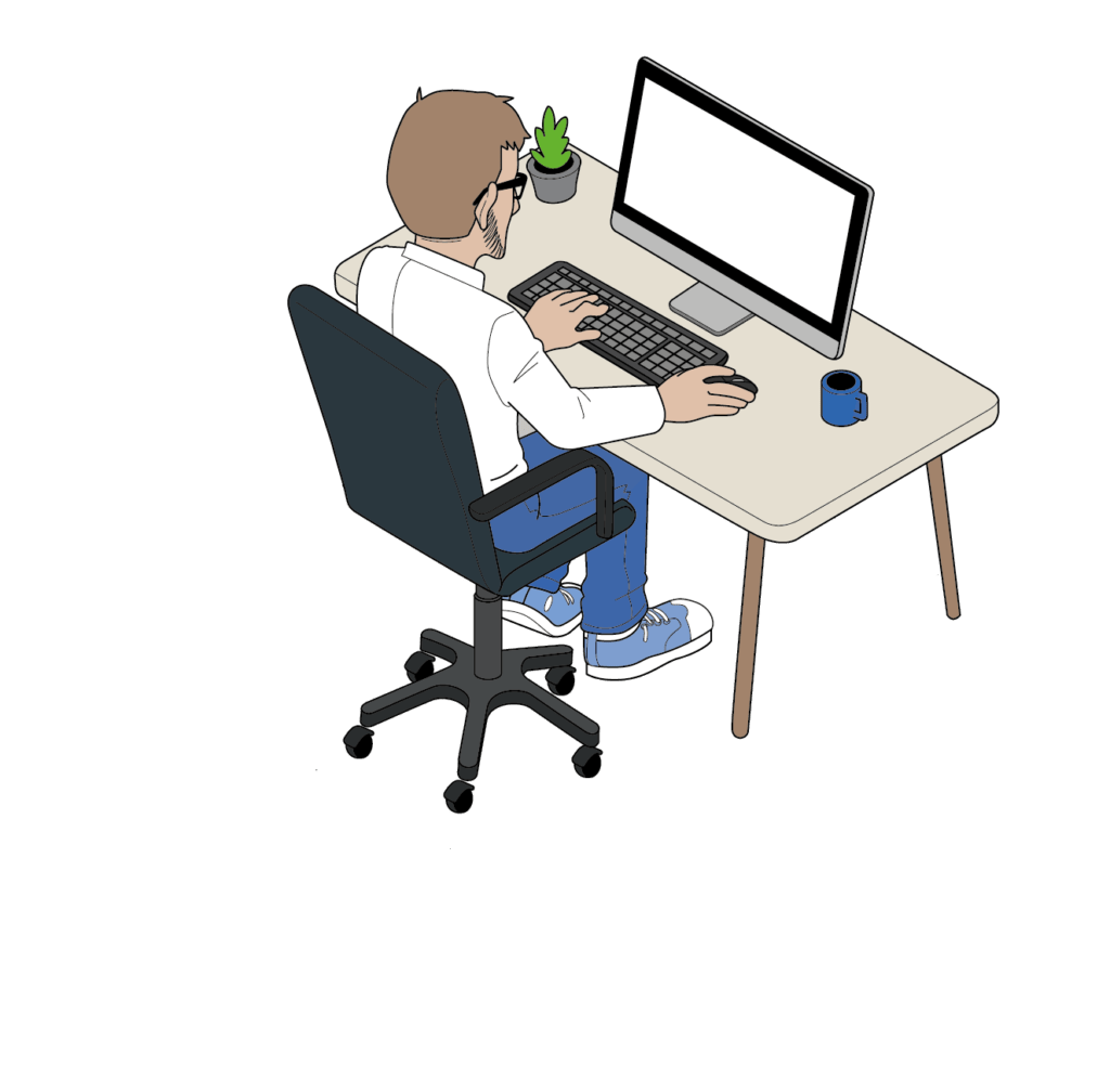 Géomètre qui vectorise des réseaux