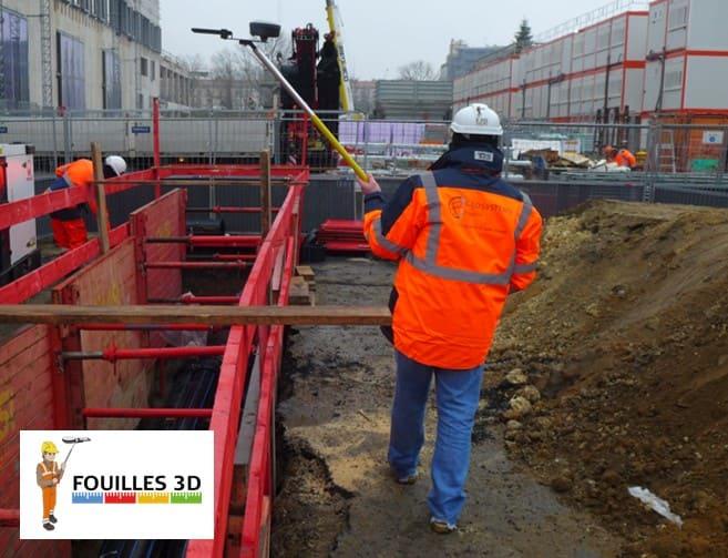 Relevé FOUILLES 3D en fouille ouverte